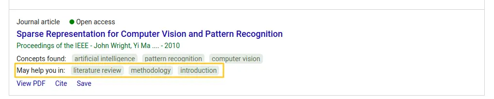 AI powered study classification tags