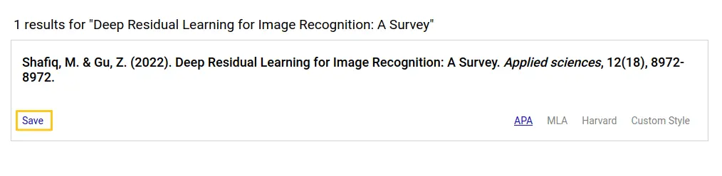 Save your favourite references